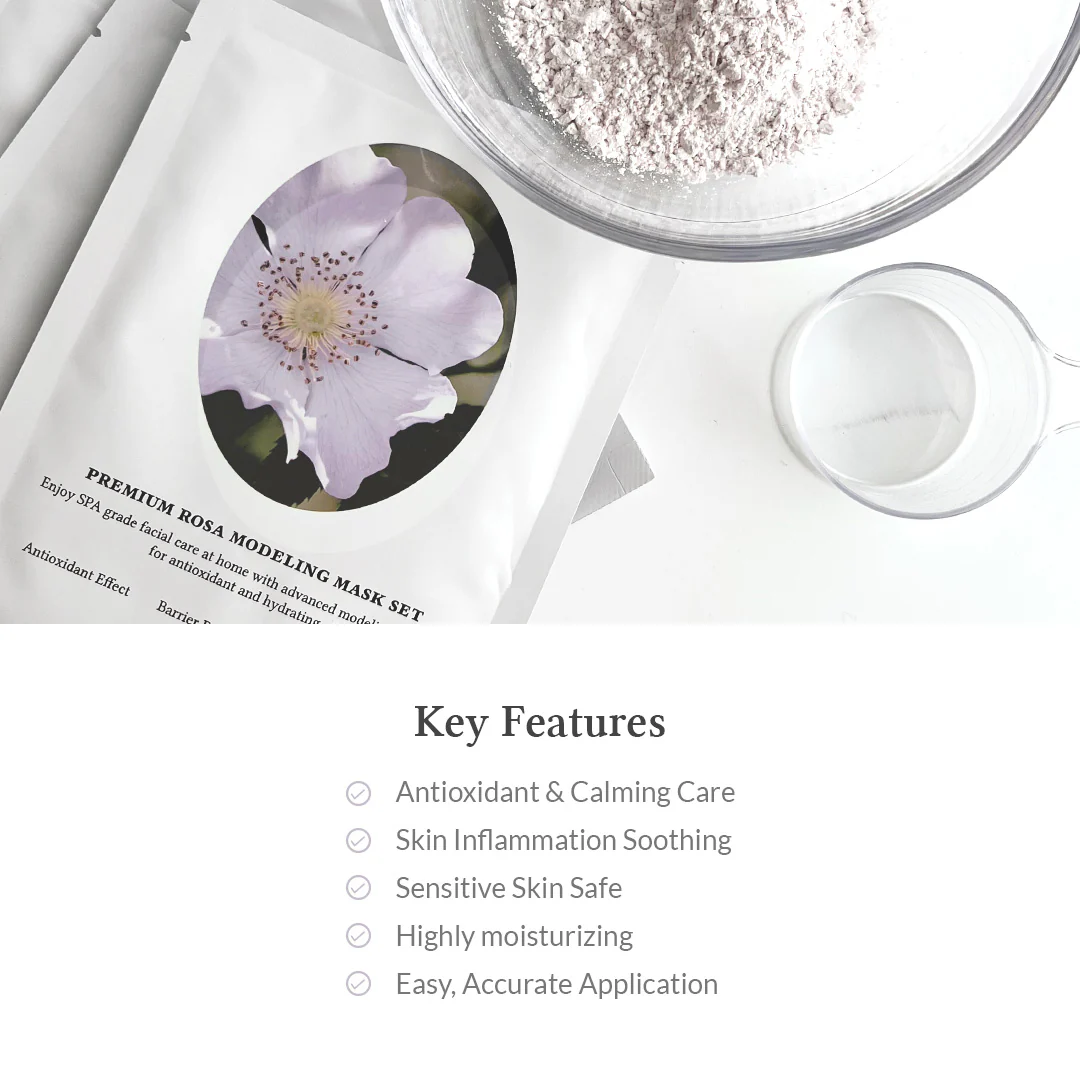 Dr.althea Premium Rosa Modeling Mask Set (25g*5ea) - Image 4