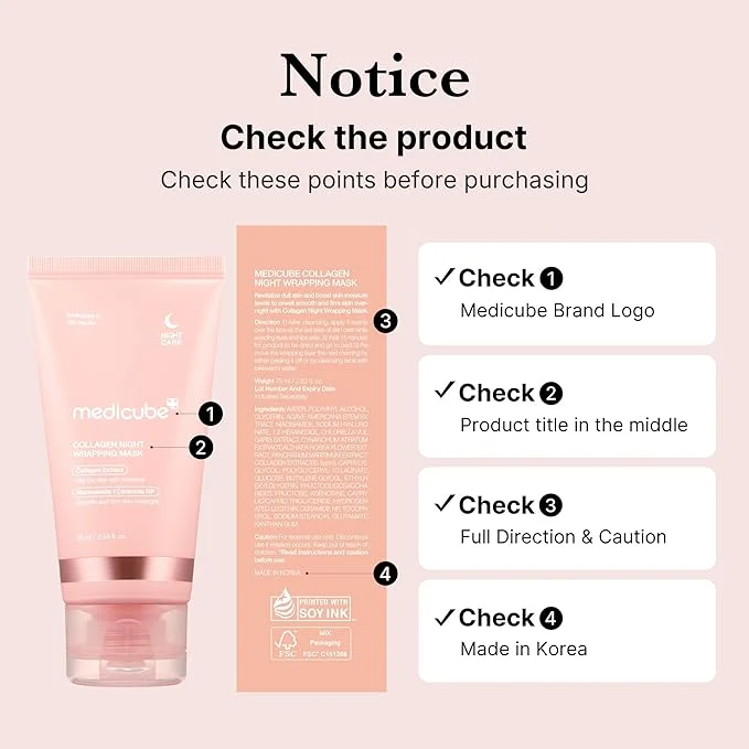 Medi cube Collagen Overnight Mask 75-Ml - Image 5