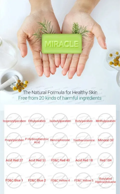 AHA, BHA, PHA 30 Days Miracle Cleansing Bar 1pc - Image 5