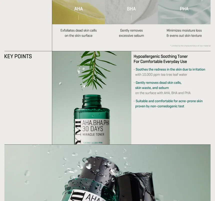 SOME BY MI - AHA, BHA, PHA 30 Days Miracle Toner 150ml - Image 3