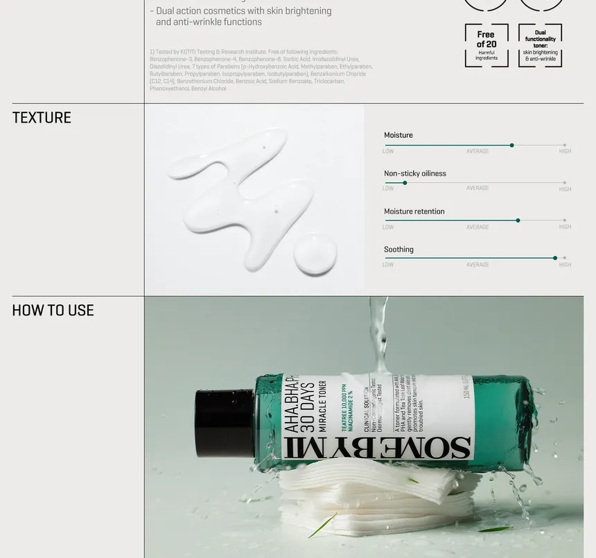 SOME BY MI - AHA, BHA, PHA 30 Days Miracle Toner 150ml - Image 2