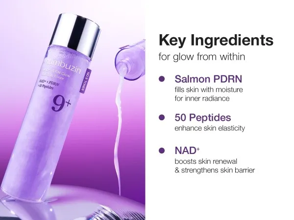 No.9 NAD+ PDRN Glow Boosting Toner - Image 3