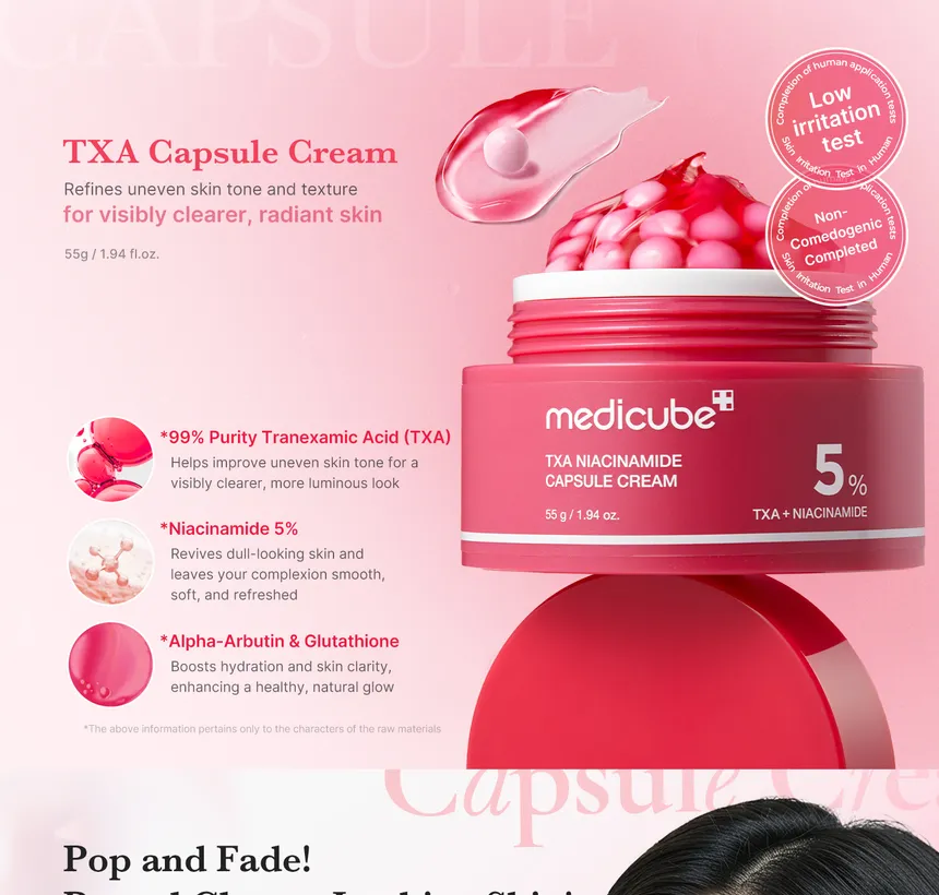 TXA Niacinamide Capsule Cream (EU/UK Packaging) - Image 4