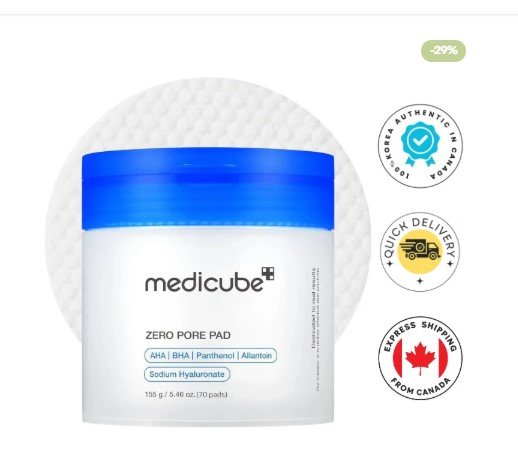 Medicube Zero Pore Toner Pads (70 Pads)